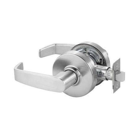 SARGENT 7U15LL26D Passage Cylindrical Lock Grade 2 with L Lever and L Rose with T Strike Satin Chrome 7U15LL26D